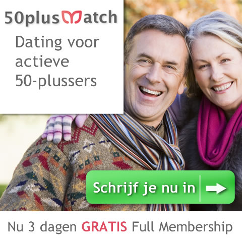 3 dagen gratis full membership op 50plusmatch.be
